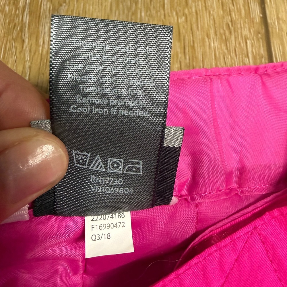 Champion Girls Bright Pink Snow Pants Size Large 10-12 Winter - Picture 5 of 7